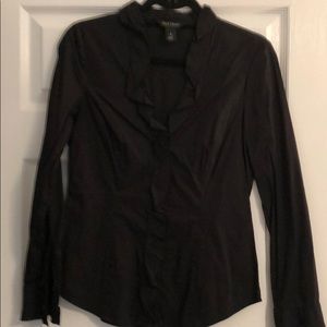 WHBM stretch button down blouse